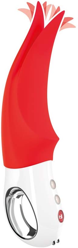 Fun Factory Adult Toys - G5 Series Realistic Vibrator Rechargeable Silicone - Luxury Sex Toys for Women and Sex Toys for Men (Volta Neon Orange)