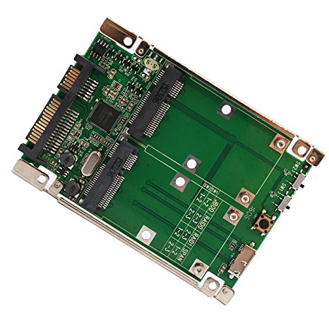 Syba SD-ADA40107 2.5" SATA 6G/USB 3.0 to Dual mSATA RAID Adapter
