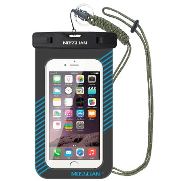 MOSSLIAN Universal Waterproof Case Dry Case for Apple iPhone 6, 6S, Samsung Galaxy S7 Up To 6.0 Inches