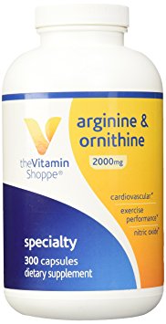 Vitamin Shoppe - L-Arginine-Ornithine (Super Strength), 2000 mg
