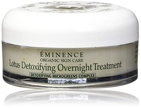 Eminence Organic Skincare Lotus Detoxifying Overnight Treatment, 2 Ounce