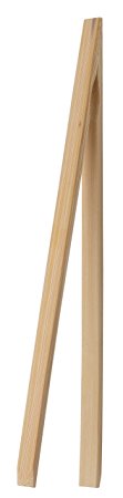 HIC Toast Tongs, Natural Bamboo, 12-Inches