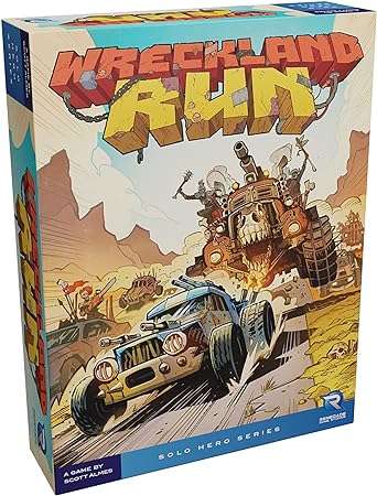 Renegade Games Studios Wreckland Run - Solo Hero Series, Renegade Games, Ages 10 , 1 Player Solo Campaign Game, 30-45 Min Per Campaign