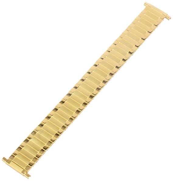 Voguestrap TX162Y Allstrap 16-21mm Gold Long-Length Expansion-Long Watchband