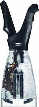 Chef'n Dual Salt and Pepper Grinder (Black Finish)