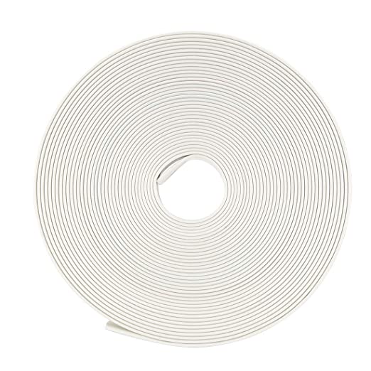 uxcell Heat Shrink Tubing 3/8-inch(10mm) Dia 16mm Flat Width 2:1 Heat Shrink Tube Wire Wrap 5m White