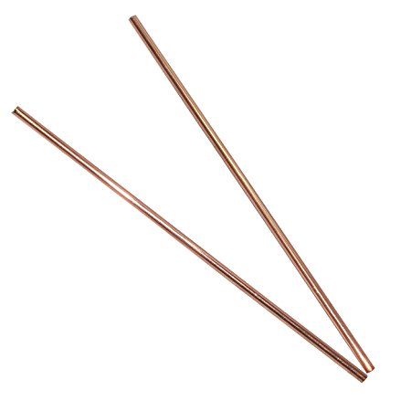 Dakshcraft Set Of 2 - Solid Copper Drinking Straw for Beer, Cups/Mugs And Cocktail Glasses, Vodka Beer Bar Collection