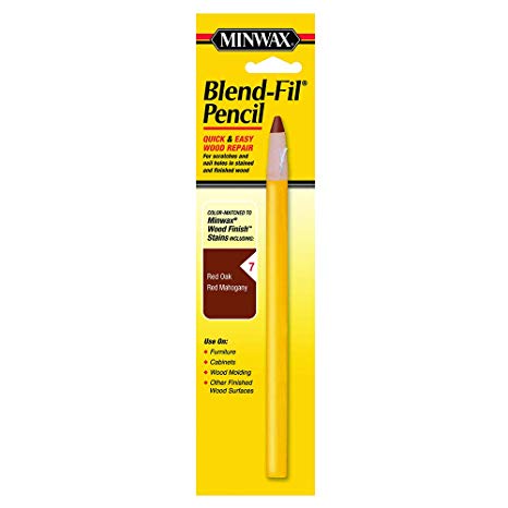 Minwax 110076666 N0 7 Blend-Fil Wood Repair Stain Pencil, Mahogany
