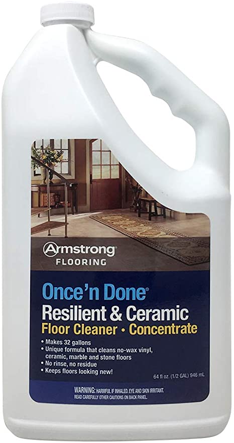 Armstrong Once'N Done Citrus Scent Floor Cleaner Liquid 64 oz.