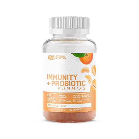 Optimum Nutrition Immunity & Probiotic Gummies to Support A Healthy Immune System for Men & Women, 30 Servings, 60 Count