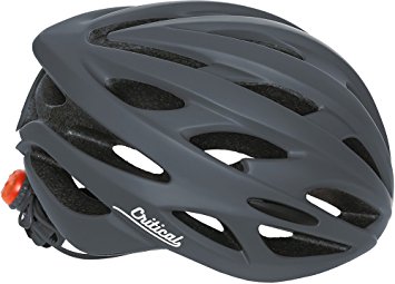 Critical Cycles Silas Bike Helmet with LED Safety Light Adjustable Dial and 24 vents