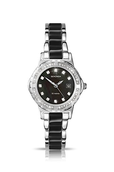Sekonda Women's Quartz Watch with Mother of Pearl Dial Analogue Display and Two Tone Alloy Bracelet 4084.27