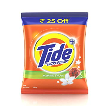 Tide Plus Extra Power Detergent Washing Powder - 2 kg (Jasmine and Rose)