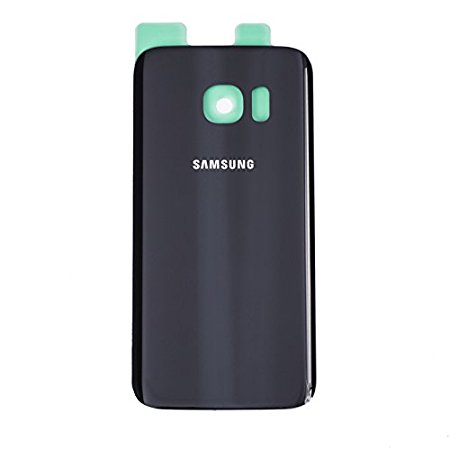 Back Glass for Samsung Galaxy S7 (w/ Adhesive) (PrimeParts - OEM) - Black Sapphire