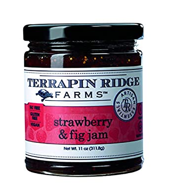 Strawberry and Fig Jam by Terrapin Ridge Farms – One 11 oz Jar