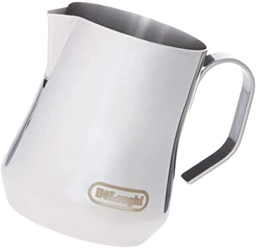 Milk Frothing Jug, Stainless Steel, 4 x 3.5 x 4.2 inches, 12 oz