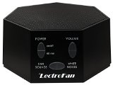 LectroFan - Fan Sound and White Noise Machine - Black