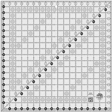 Creative Grids 18.5" X 18.5" Square Quilting Ruler