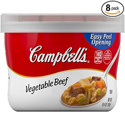 Campbell's Soup, Vegetable Beef, 15.4 Ounce (Pack of 8)