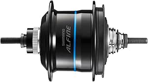 SHIMANO Alfine Di2 11-Speed Internal Geared Bicycle Disc Brake Hub - SG-S7051-11 (Black - 36H)