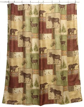 Bacova Guild Mountain Lodge Fabric Shower Curtain