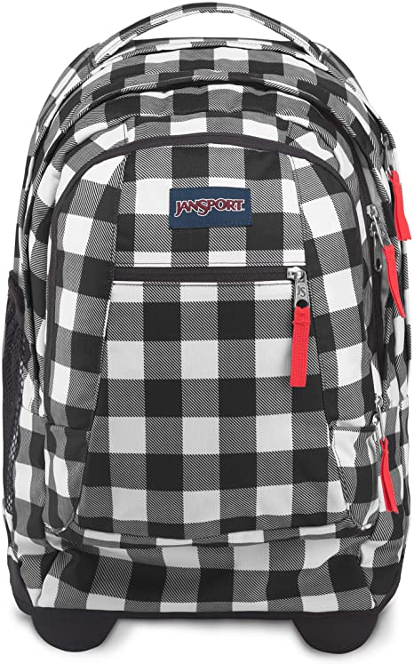 JanSport Driver 8 Rolling Backpack - Wheeled Travel Bag with 15-Inch Laptop Sleeve