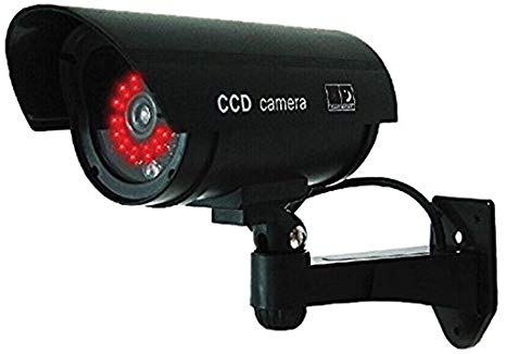 UniquExceptional UDC4black Dummy Fake Security Camera with 30 Illuminating LEDs (Black)