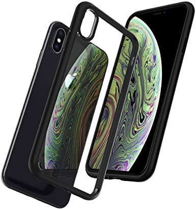 Spigen [Ultra Hybrid] iPhone X Case with Air Cushion Technology and Hybrid Drop Protection for Apple iPhone X (2017) - Black