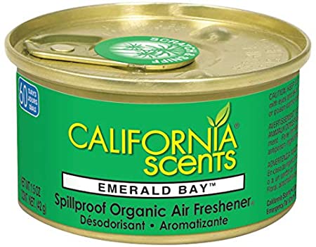 California Scents California Scents Spillproof Can Air Freshener Eco-Friendly Odor Neutralizer, Emerald Bay, 12 Count