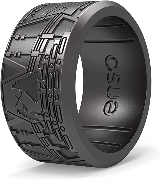 Enso Rings Star Wars Marquee Silicone Rings, Wide Ring Collection, Comfortable and Flexible Design