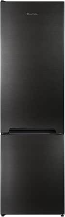 Russell Hobbs Fridge Freezer Freestanding Frost Free with Reversible Door, Adjustable Thermostat & Feet, 70/30 279L, 180cm High, LED Light, 2 Year Guarantee Dark Steel RH180FFFF551E1DS