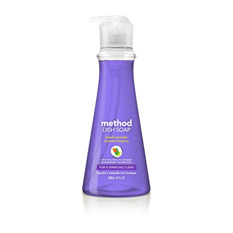 Method Dish Soap, French Lavender, 18 Ounce (6 Count)