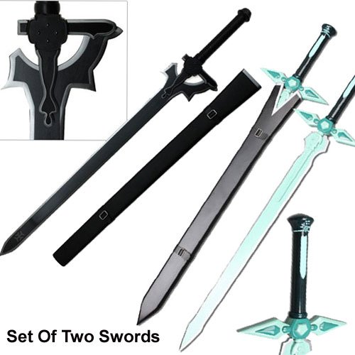 Sword Art Online Kirito Sword Set Elucidator/Dark Repulsor