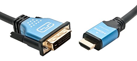 BlueRigger High Speed HDMI to DVI Adapter Cable (15 Feet)