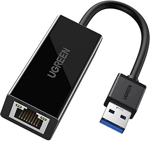 UGREEN USB 3.0 LAN Adapter Gigabit Ethernet Adapter 1000Mbps USB 3.0 RJ45 Adapter USB 3.0 Netzwerkadapter kompatibel mit Desktop, PC, MacBook unter Windows/Vista/Linux/XP