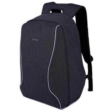 Kopack Lightweight Laptop Backpack Anti theft Shockproof Black Computer Backpack ScanSmart TSA Friendly Water Resistant 14
