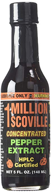 1 Million Scoville Pepper Extract Hot Sauce, 5oz