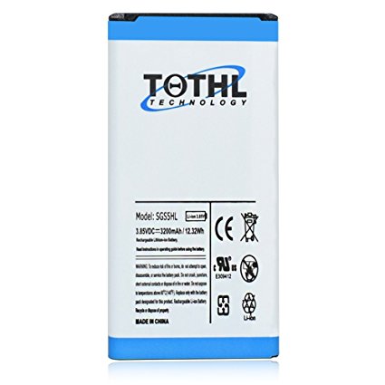 TQTHL Samsung Galaxy S5 Battery | 3200mAh Replacement Battery for Samsung Galaxy S5 S 5 i9600 Verizon G900V, AT&T G900A, T-Mobile G900T, Sprint G900P | S5 Spare Battery [ 18 Month Warranty ]