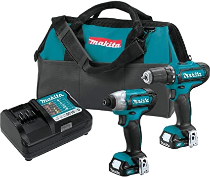 Makita CT226 12V Max CXT Lithium-Ion Cordless 2-Pc. Combo Kit (1.5Ah)