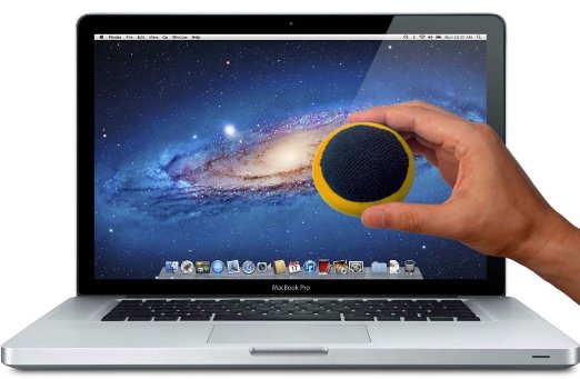 3-Pack Screen Cleaner for Your Laptop & Computer. Includes 1 Large and 2 Smaller Ball Screen Cleaners (Yellow)