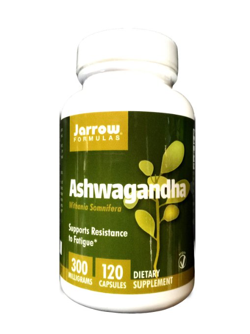 Jarrow Ashwagandha Supports Resistance to Fatigue 120 Vegetarian Capsules