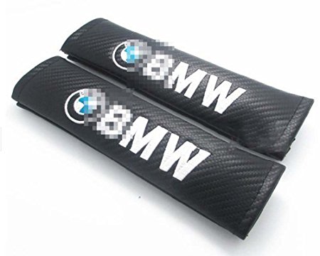 BMW Carbon Fiber Seat Belt Cover Shoulder Pad Cushion (2 pcs)