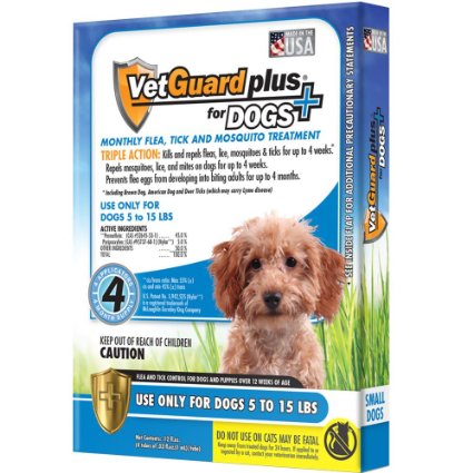 VetGuard Plus Flea & Tick Drops for X-Large Dogs