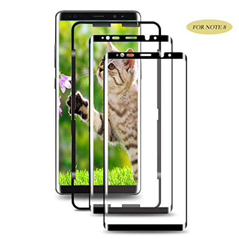 Y.F. Shield Note 8 Tempered Glass Galaxy Note 8 Screen Protector 3D Curved for Samsung Galaxy Note 8
