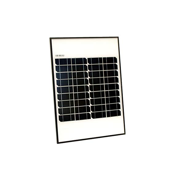 ALEKO SPU15W12V 15 Watt 12 Volt Monocrystalline Solar Panel for Gate Opener Pool Garden Driveway