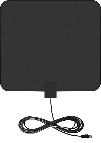 ONN Ultra-Thin Indoor Antenna, Multi-Directional with 75-Mile Range (ONN20TM500T)