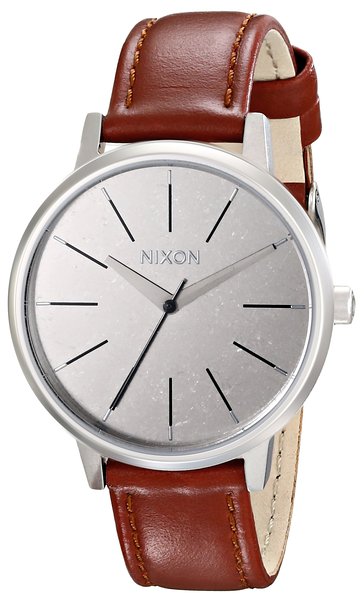 Nixon Women's Kensington Stainless Steel Watch with Leather Band