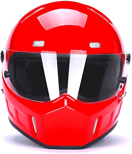 CRG Full-Face Motorcycle Street Bike Fiberglass Helmet DOT Certified ATV-1 (Extra Large Available)