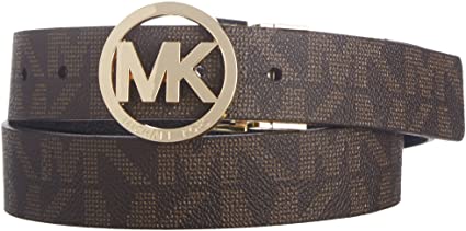 Michael Kors Mk Signature Monogram Belt and Buckle Reversible