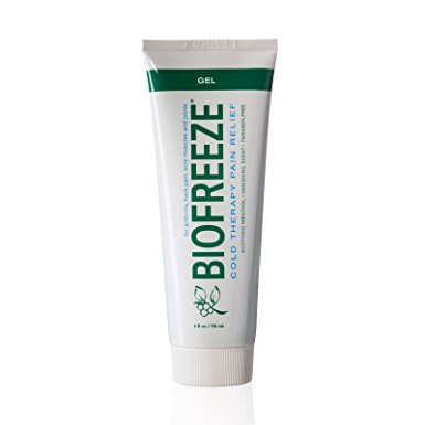 Biofreeze Pain Relief Gel, 4 Ounce Tube, Original Green Formula, Pain Reliever